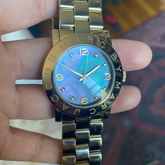 marc jacobs amy watch silver